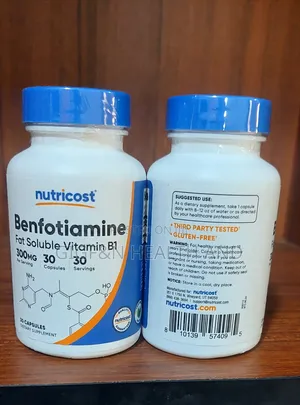 Nutricost ,Fat-Soluble Vitamin B1 Benfotiamine ( Nerves Glucose Sup.)