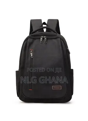 Casual Canvas Laptop Backpack With External Usb Charging. Tvx14021
