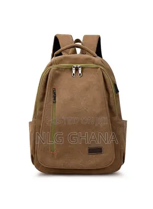 Casual Canvas Laptop Backpack With External Usb Charging. Tvx14021