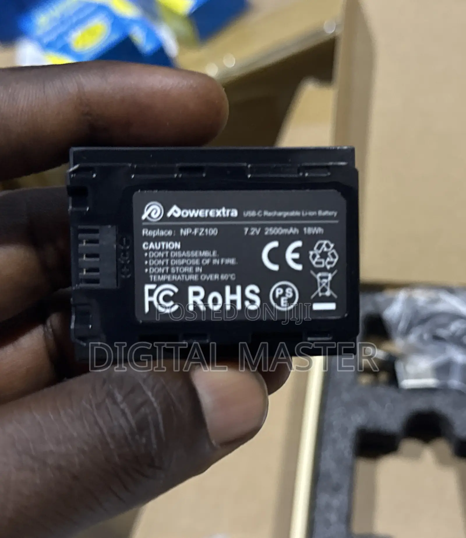 Powerextra Usb-c Np-fz100 Replacement Battery (7.2v 2500mah 18wh)