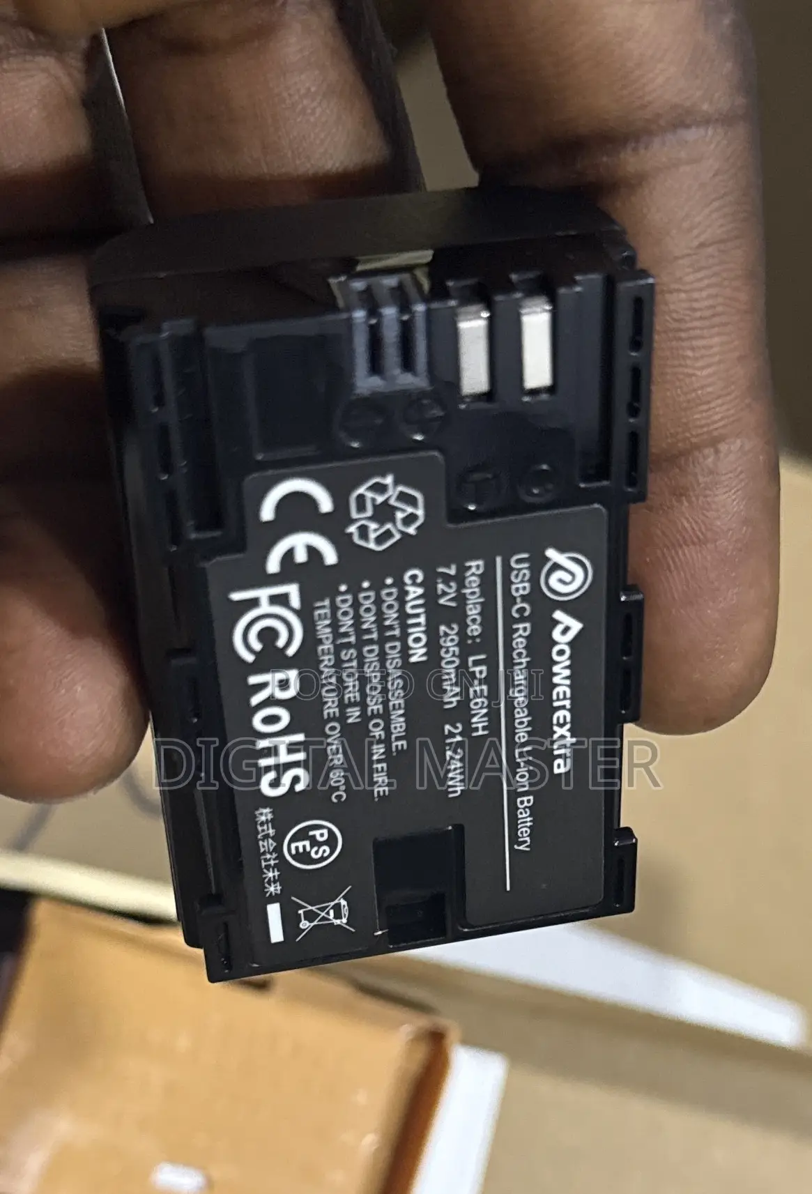Powerextra Lp-e6nh Usb-c Rechargeable Li-ion Battery (2950mah 21.24wh)