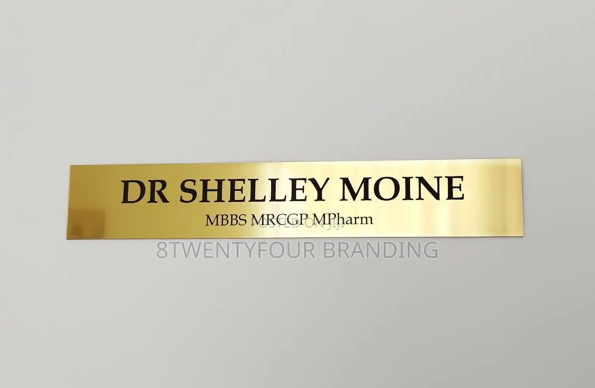 Labels for Doors 2x10 Inches (Moq: 20pcs)