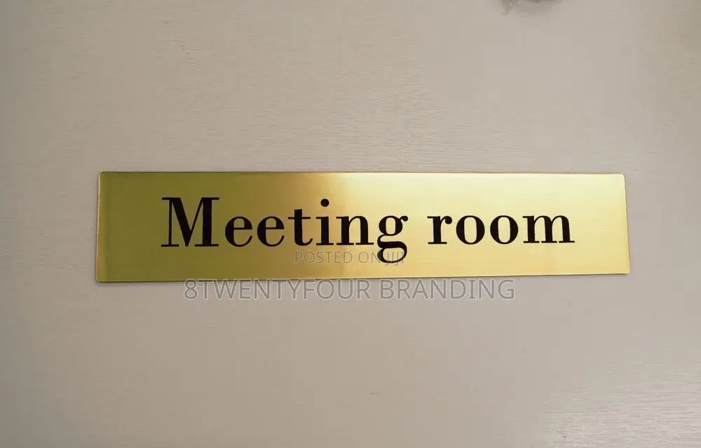 Labels for Doors 2x10 Inches (Moq: 20pcs)