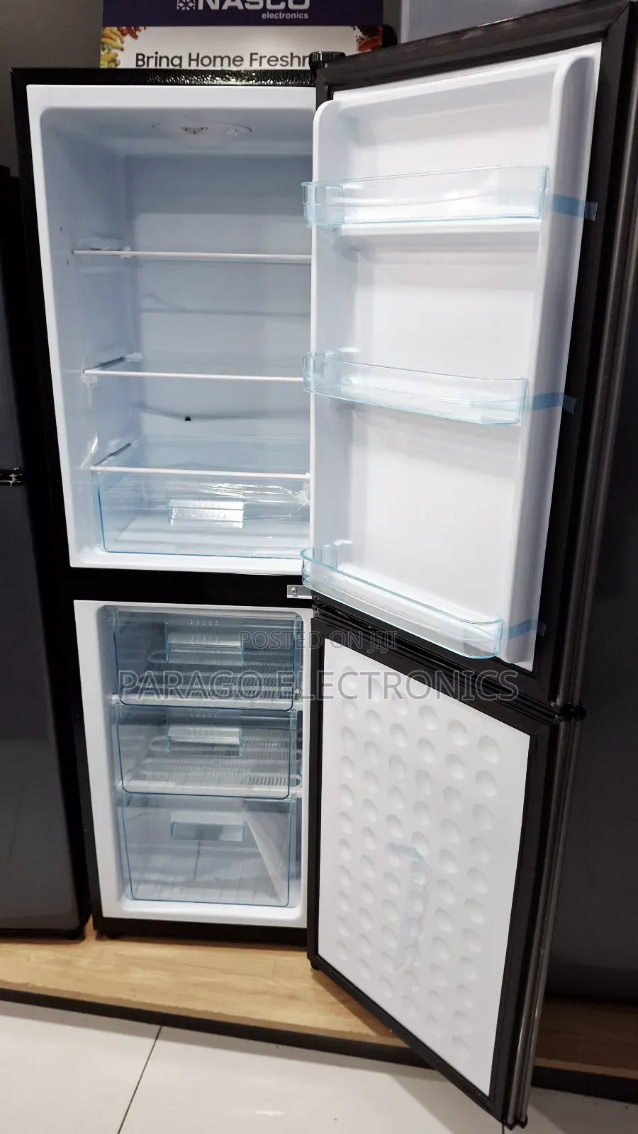 Nasco 158ltrs Bottom Freezer Refrigerator Nasd2-20fl