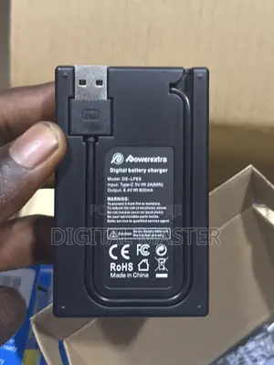 Dual Lp-e6 Charger With Screen