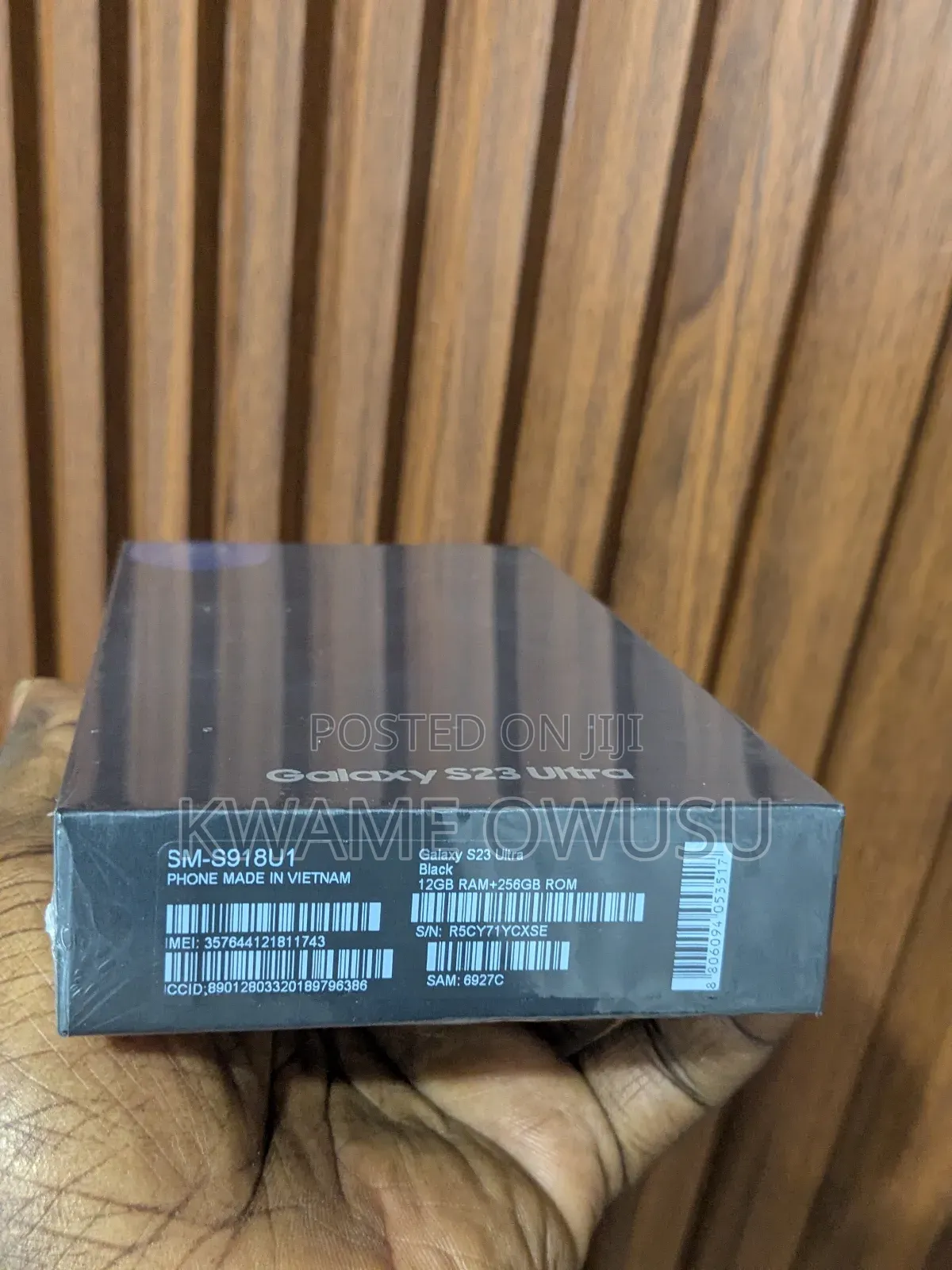 New Samsung Galaxy S23 Ultra 256 GB Black