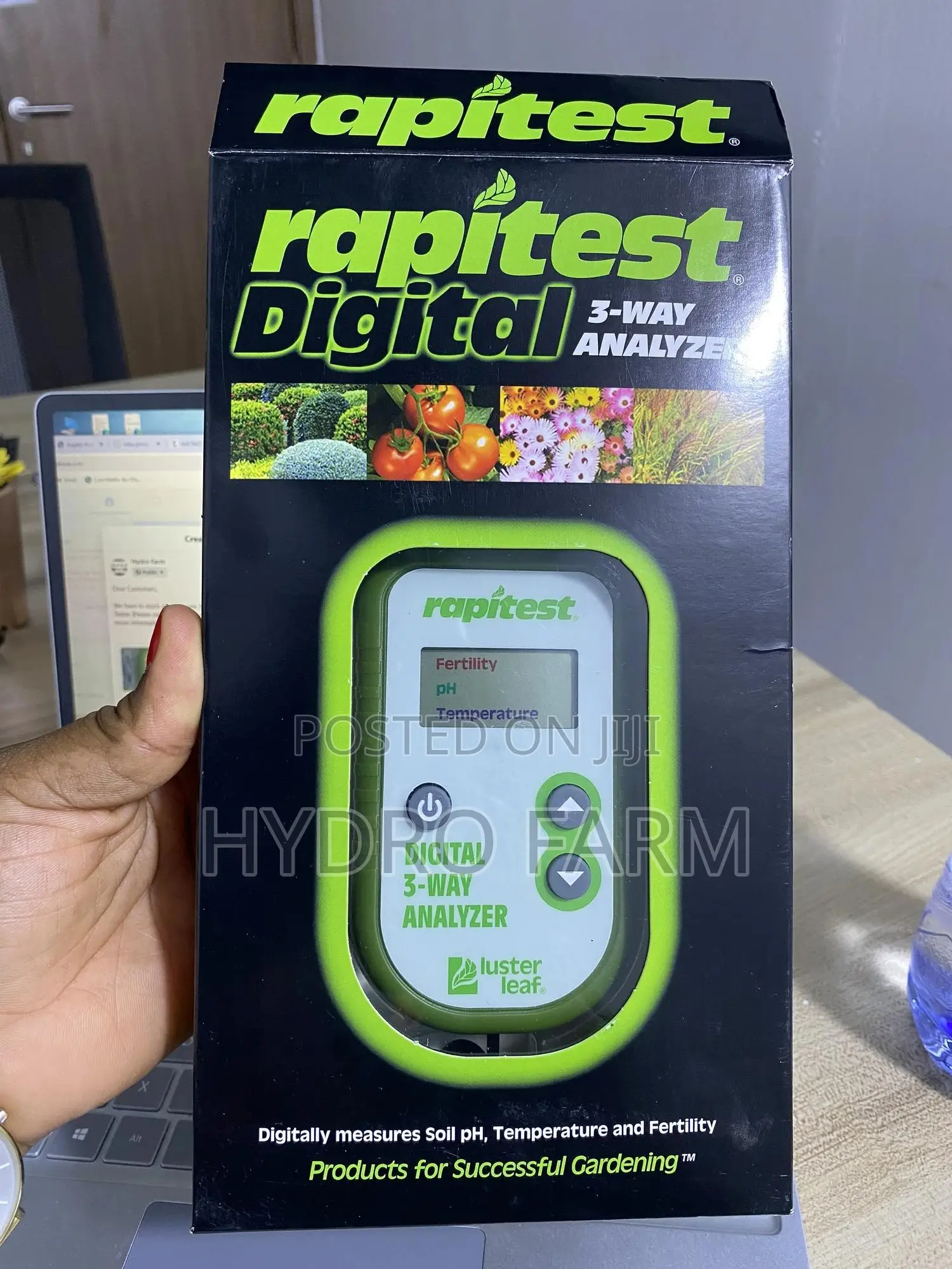 Soil Ph, Fertility and Temperature Tester