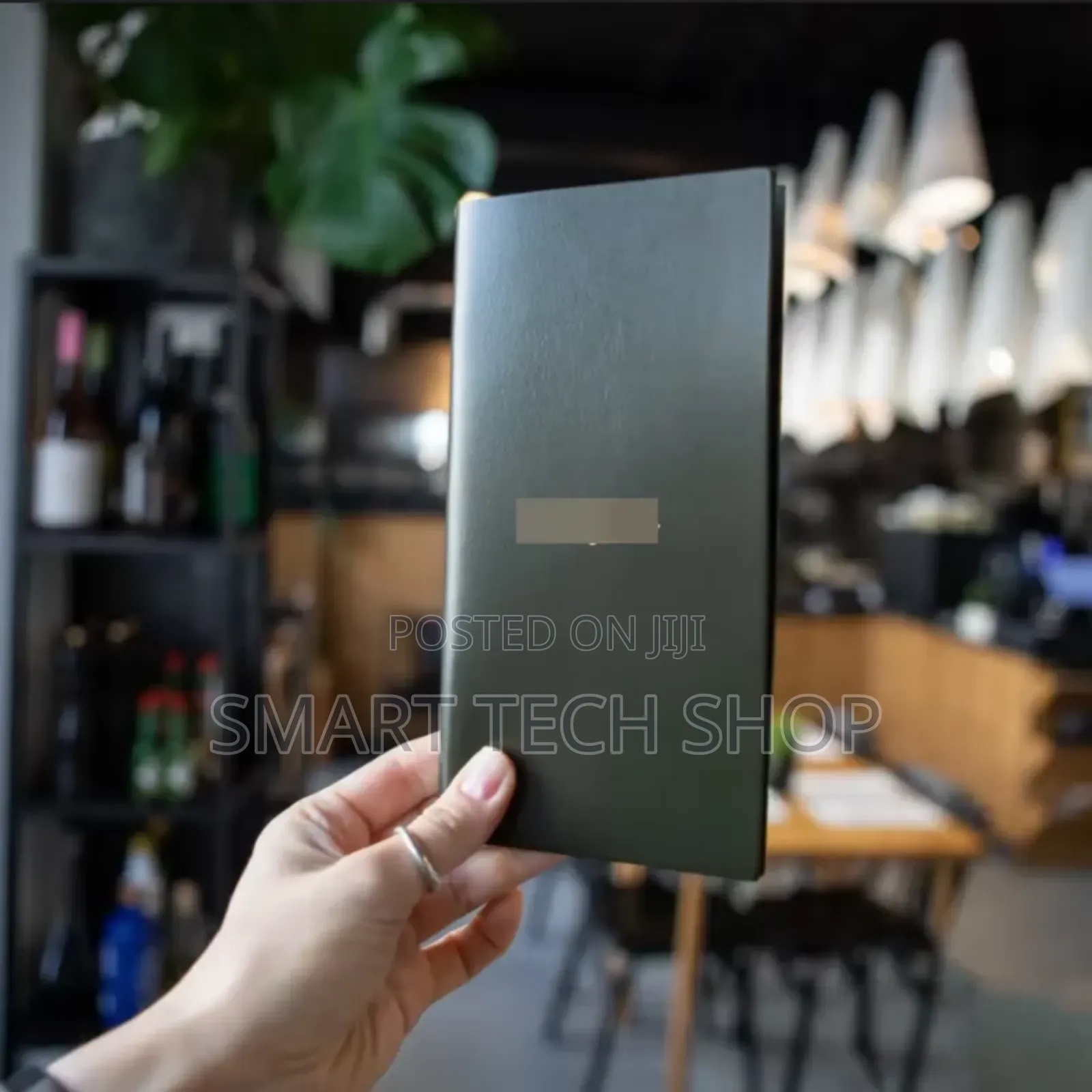 Pu Leather Check Clip Presenter for Restauran Bill Slot and Pen Holder