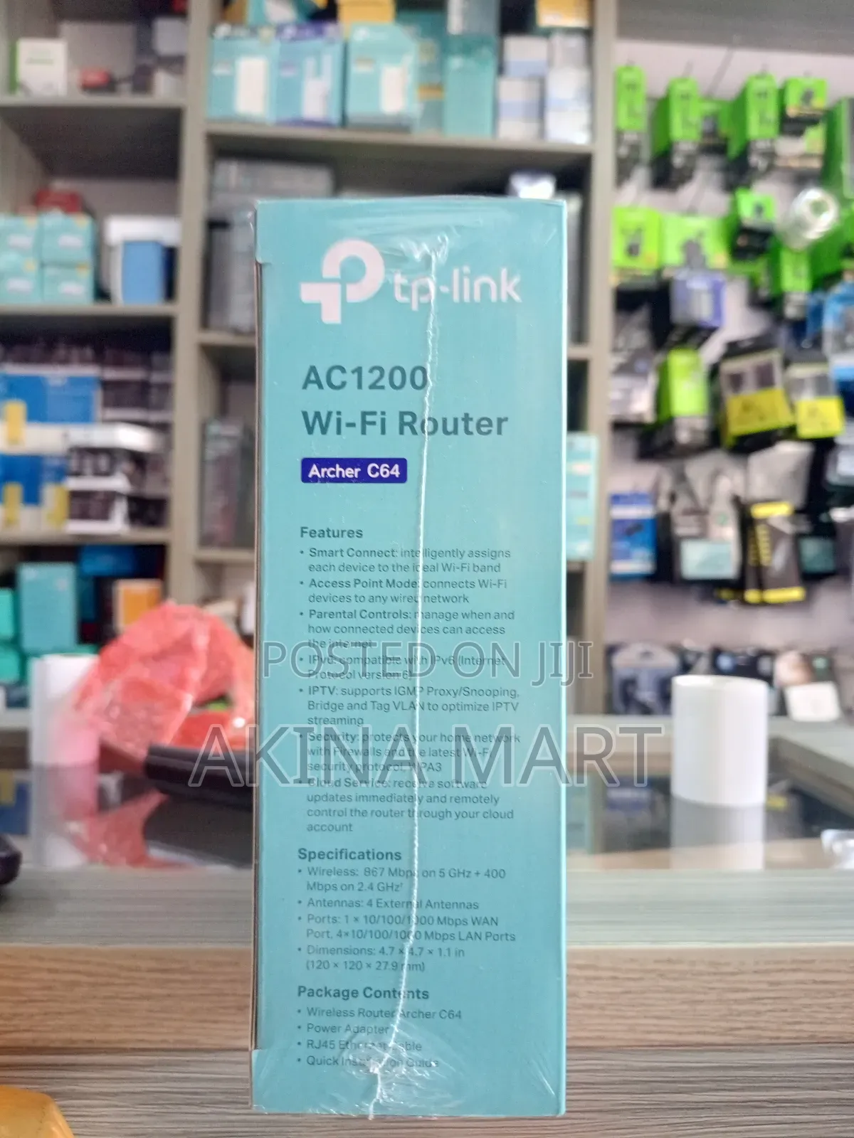 Tp Link Ac1200 Dual Band Full Gigabit Wifi Router Archer C64