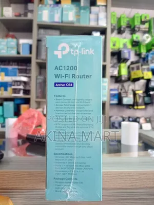 Tp Link Ac1200 Dual Band Full Gigabit Wifi Router Archer C64