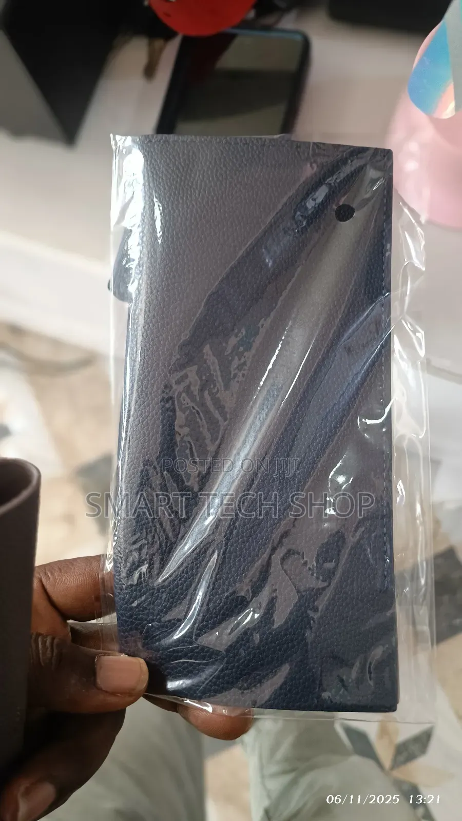 Pu Leather Check Clip Presenter for Restauran Bill Slot and Pen Holder