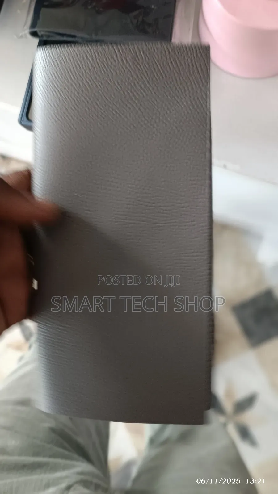 Pu Leather Check Clip Presenter for Restauran Bill Slot and Pen Holder