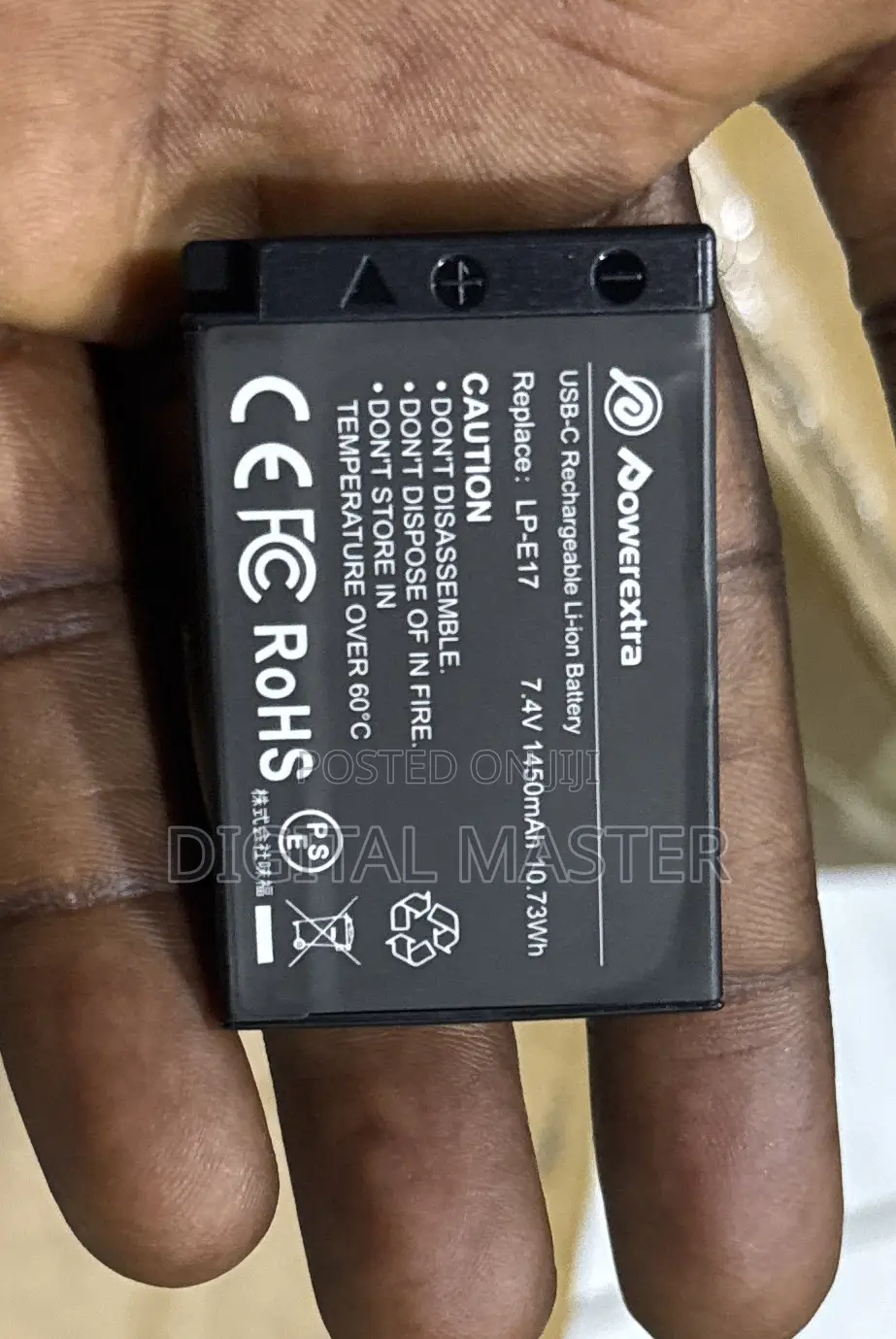 Lp-e17 Usb-c Rechargeable Li-ion Battery (7.4v 1450mah 10.73wh)