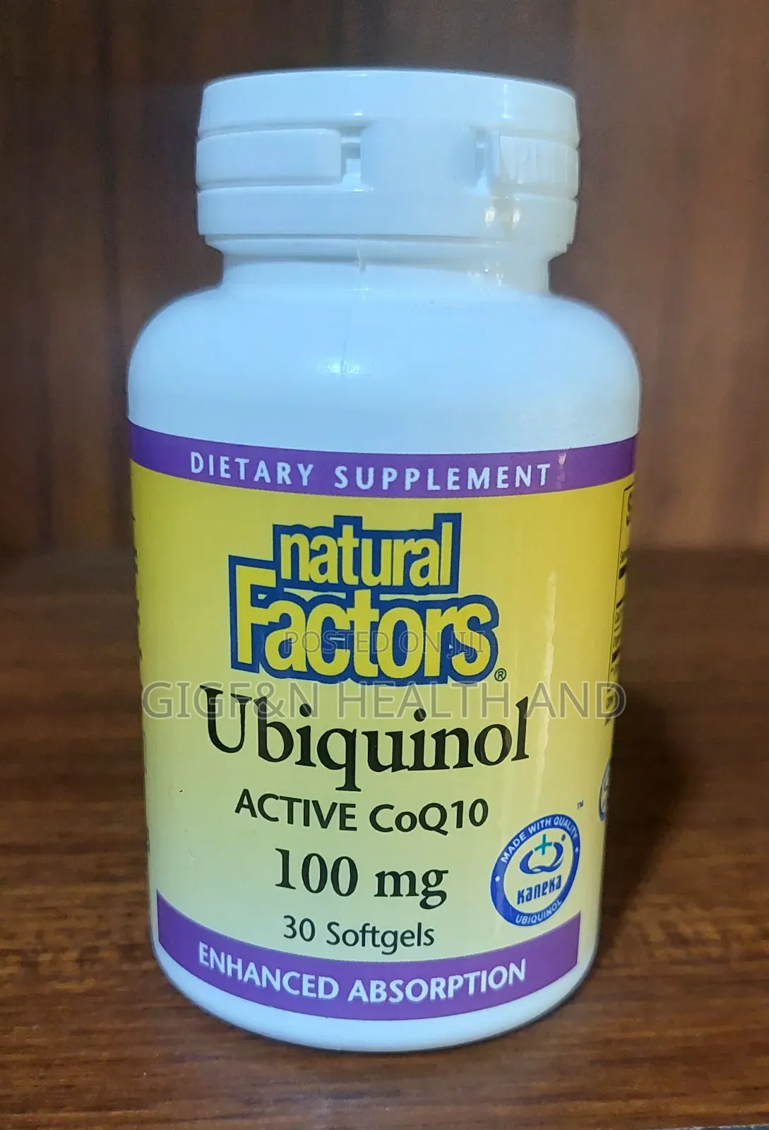 Natural Factors, Ubiquinol, Active Coq10, 100mg (Cardio Fertility)