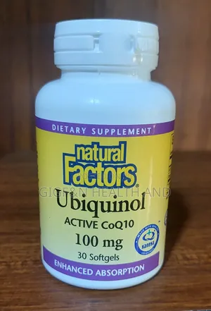 Natural Factors, Ubiquinol, Active Coq10, 100mg (Cardio Fertility)