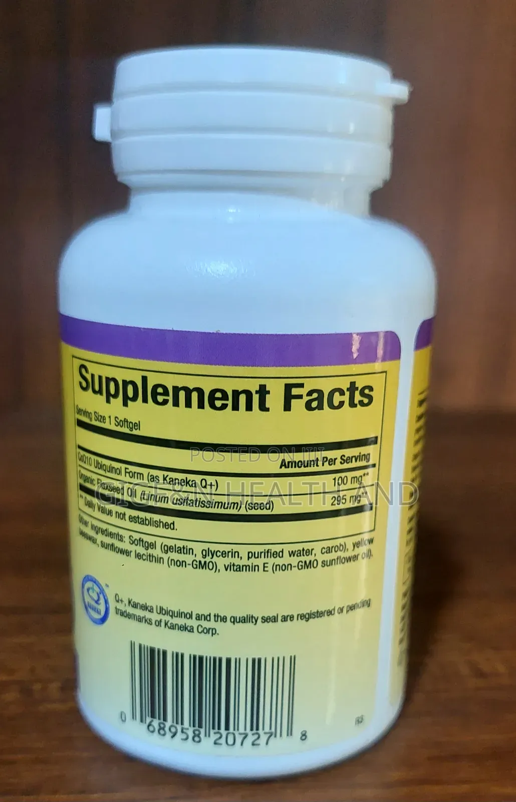 Natural Factors, Ubiquinol, Active Coq10, 100mg (Cardio Fertility)