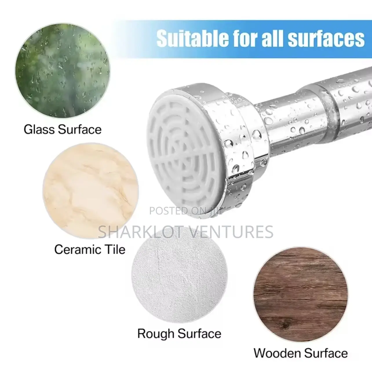 Household Large Shower Curtain Rod 140-260cm