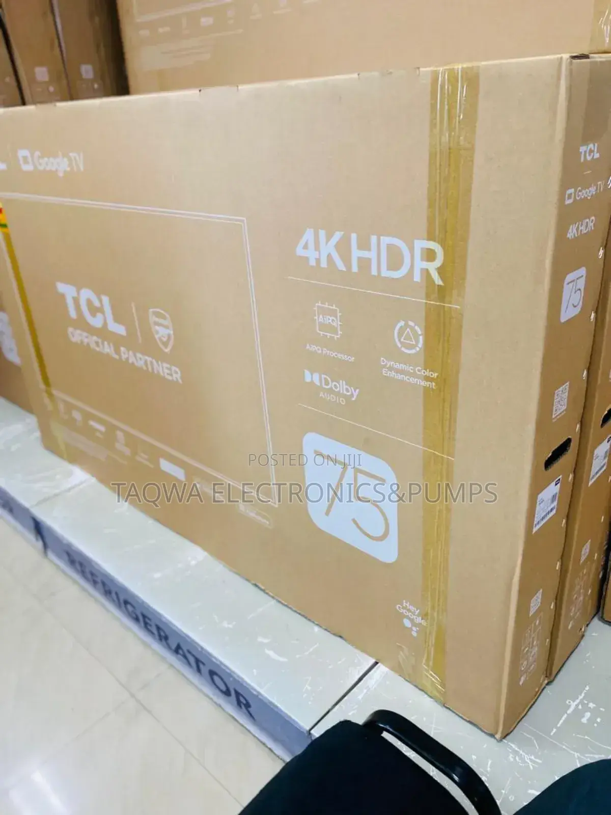 New Frameless TCL 75 Inch Smart Android