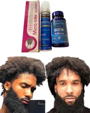 Kirkland Foam, Biotin Roller Combo – Complete Hair Growth Kit