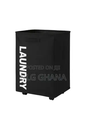 Large Oxford Waterproof Laundry Basket With Leather Handle. Ghx7111