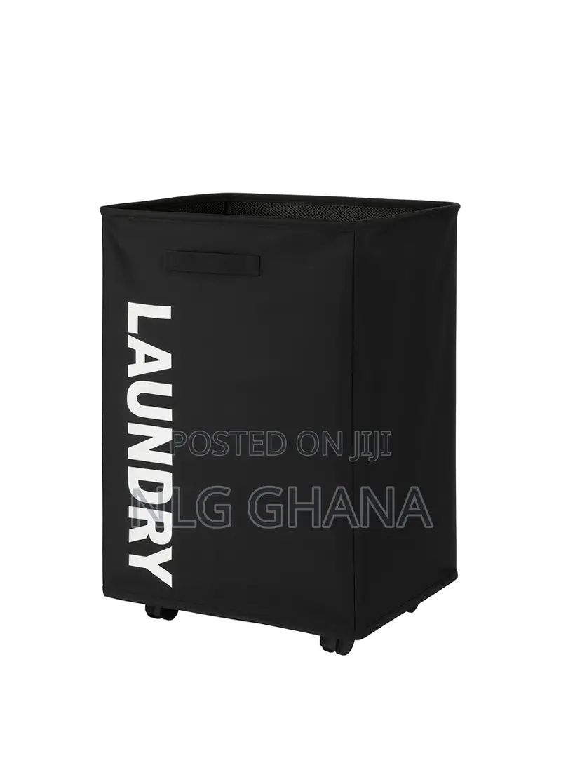 Large Oxford Waterproof Laundry Basket With Leather Handle. Ghx7111