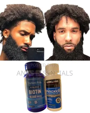 Hair Growth Combo – Kirkland Foam + Biotin + Derma Roller