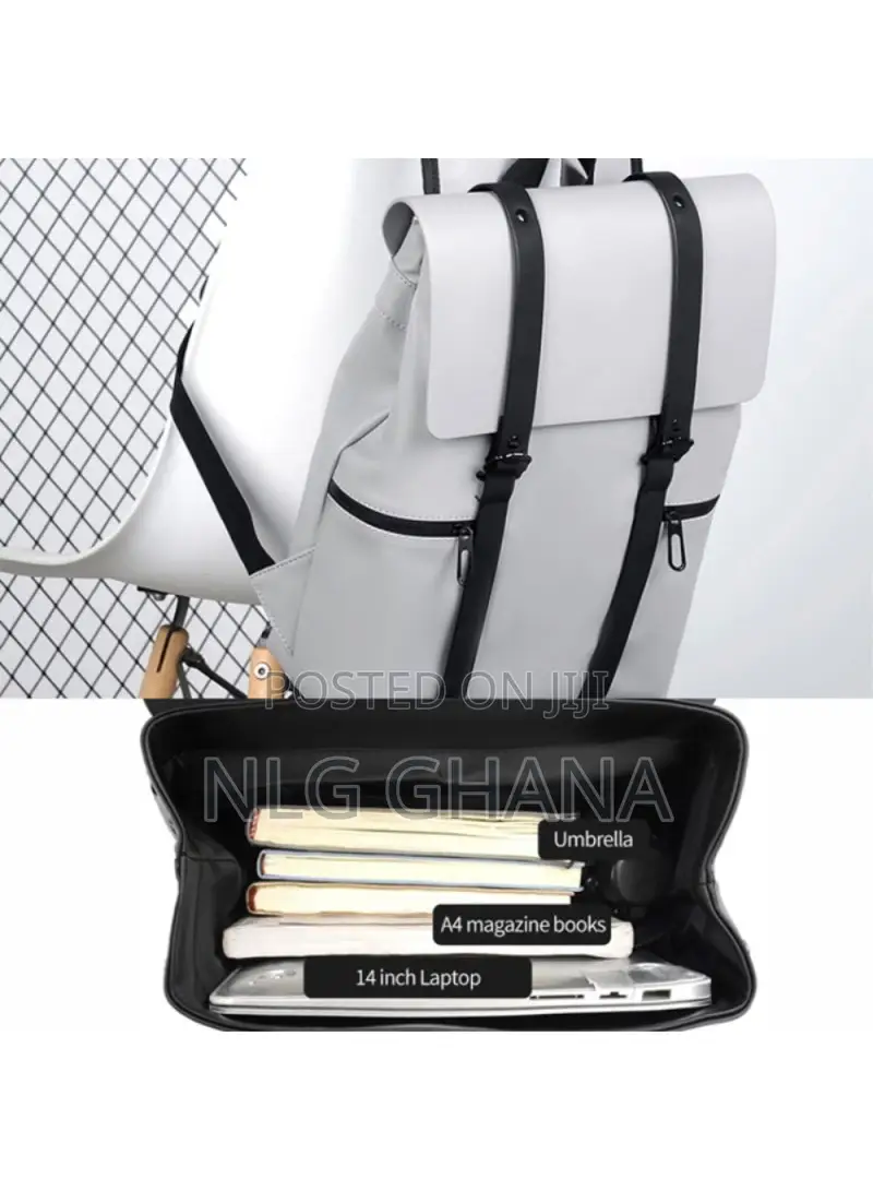 Stylish Casual Pu Leather Backpack Waterproof Laptop. Tvx19216