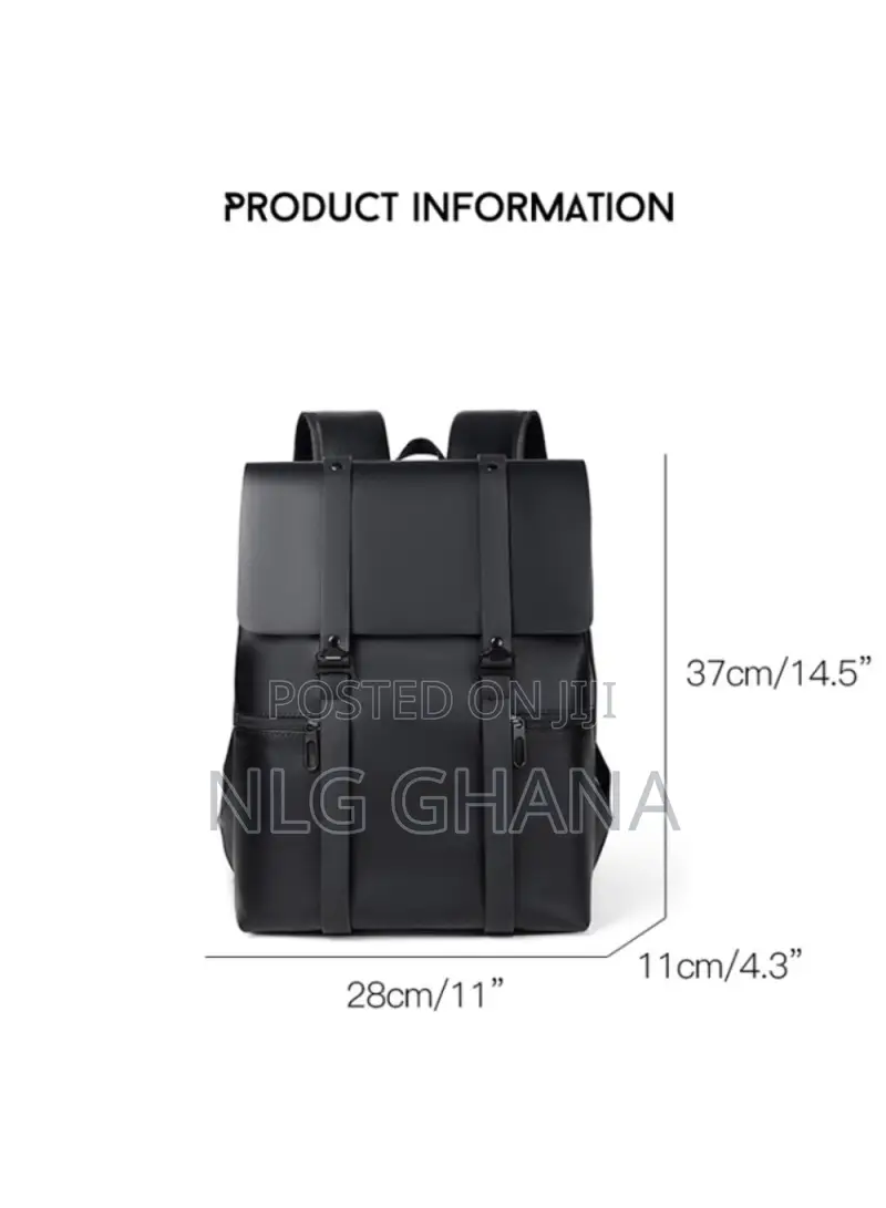 Stylish Casual Pu Leather Backpack Waterproof Laptop. Tvx19216
