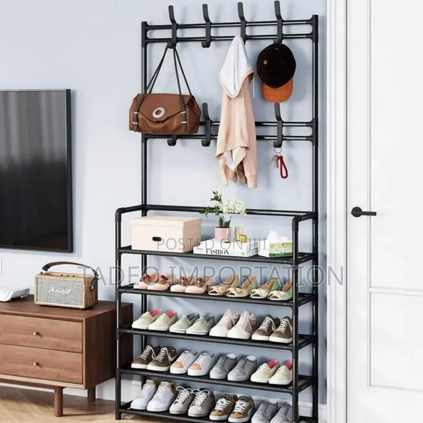 5 Layered Shoe Clothing Rack Available
