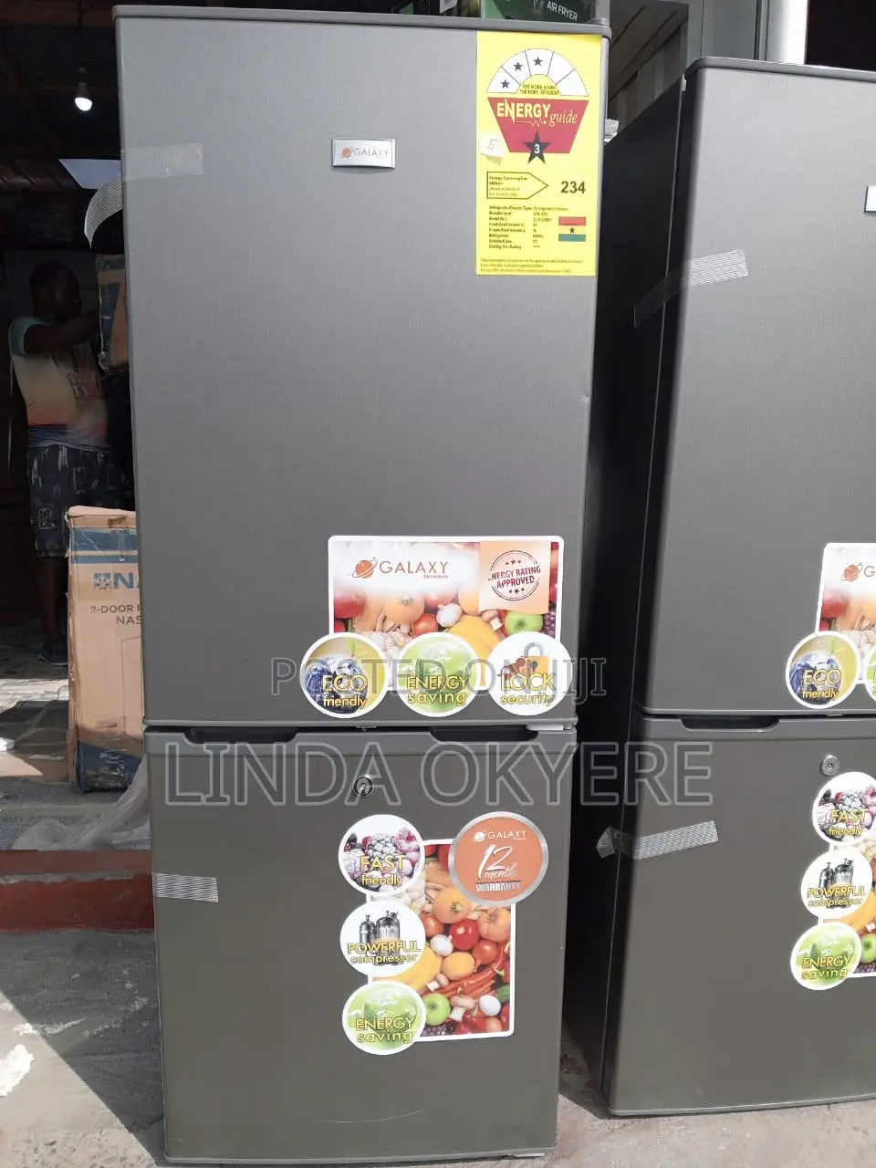 Latest Galaxy Bottom Mount Freezer GLX-200bf 118liters Double Door