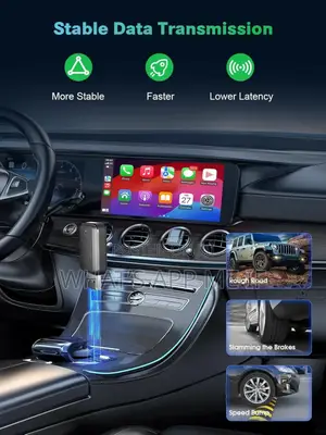2025 Upgraded Wireless Carplay Adapter Uk, 2-in-1 for Carplay/
