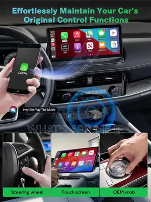 2025 Upgraded Wireless Carplay Adapter Uk, 2-in-1 for Carplay/