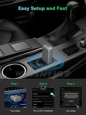 2025 Upgraded Wireless Carplay Adapter Uk, 2-in-1 for Carplay/
