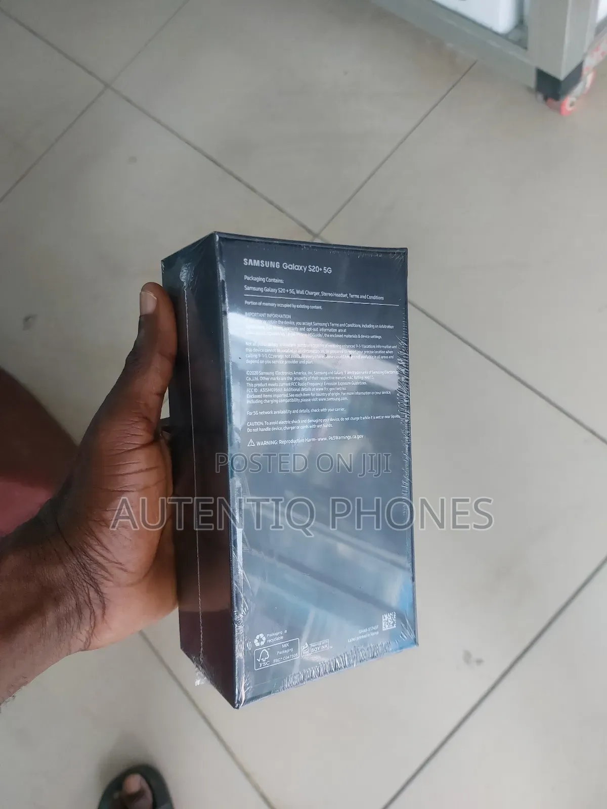 New Samsung Galaxy S20+ 128 GB Black