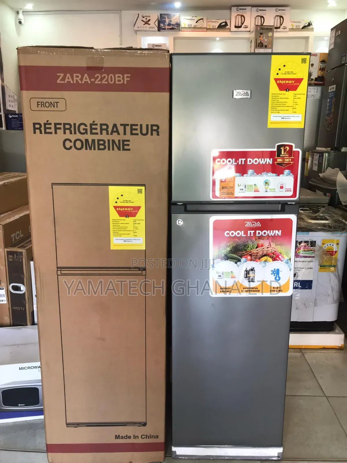 High Quality Energy Saving Zara 158litre Fridge With 5 Years Warranty
