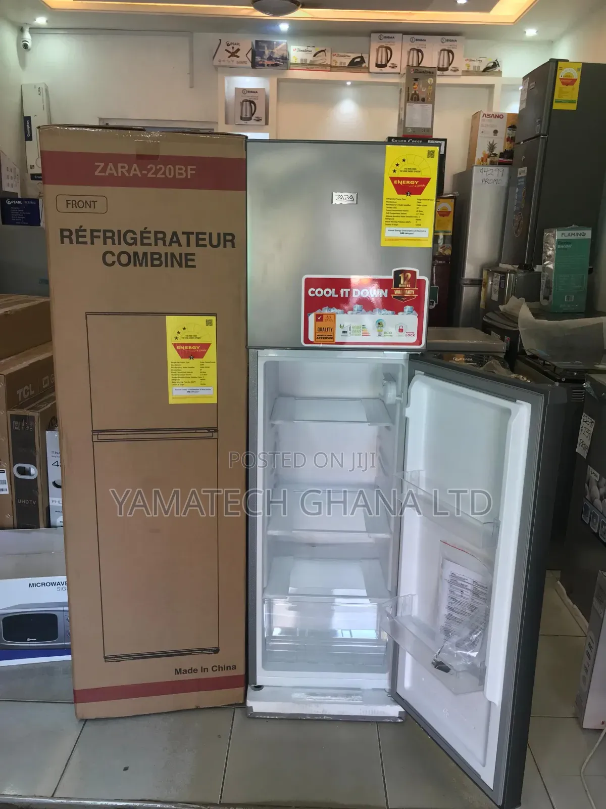 High Quality Energy Saving Zara 158litre Fridge With 5 Years Warranty
