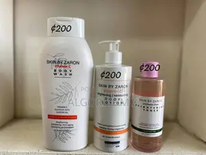 Skin by Zaron Lotion, Shower Gel and Toner