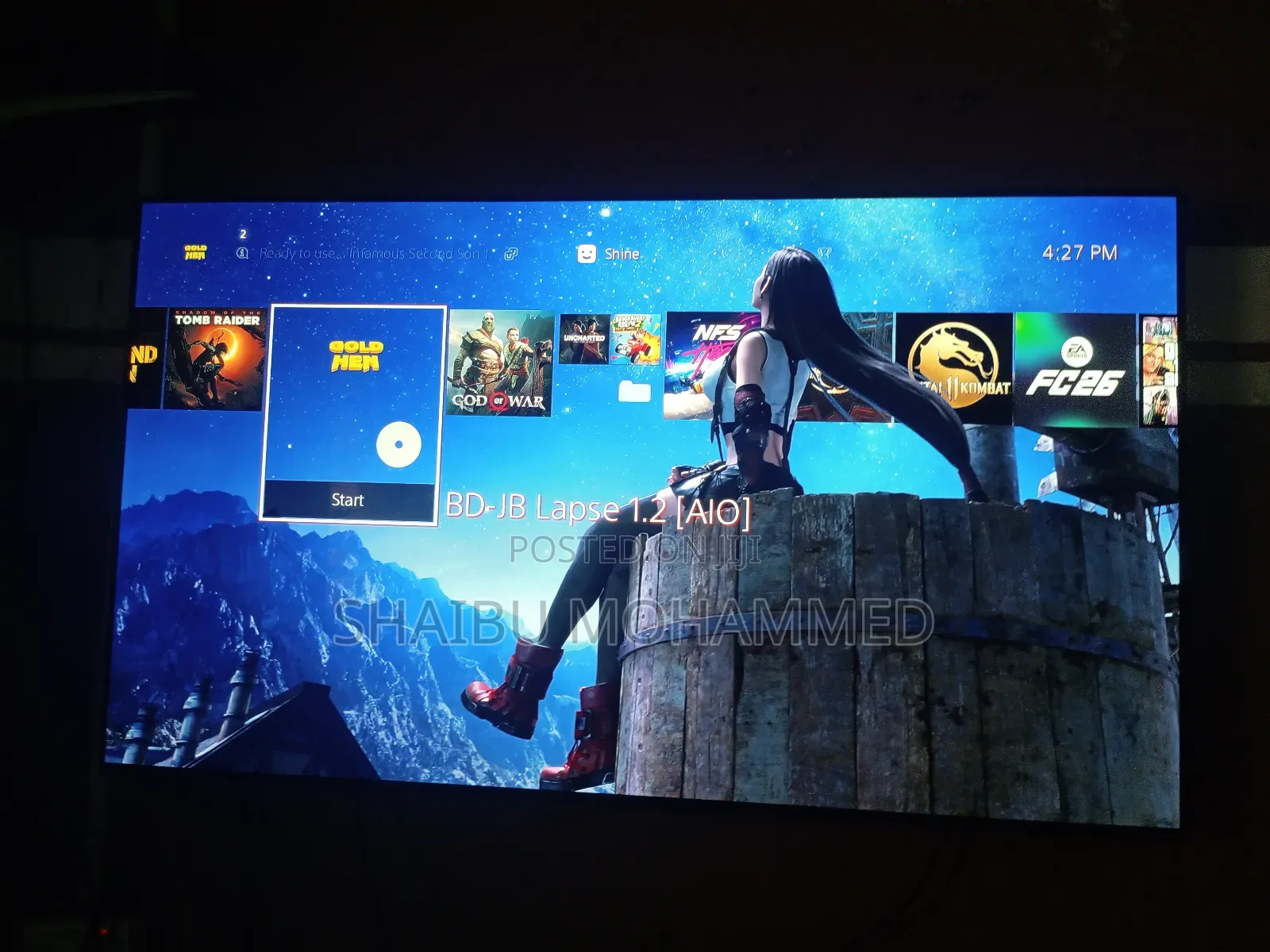 Ps4 Anti-Scratch Jailbreak (Fc26 and 10 Games) in Takoradi - Video Game