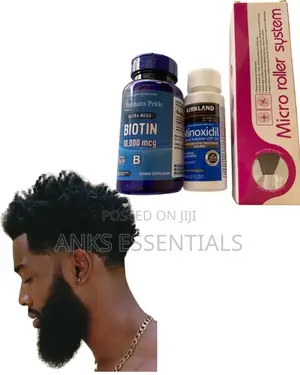 Kirkland Hair Regrowth Set – Foam, Biotin Roller Pack