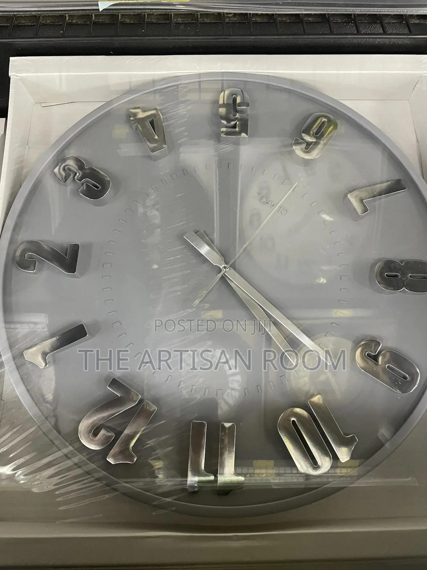 Eclipse Modern Grey Wall Clock