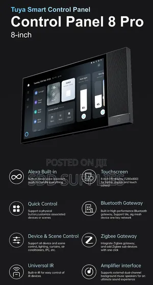 Alexa Wall Amplifier Smart Control Panel Ir Inbuilt, Alexa Inbuilt
