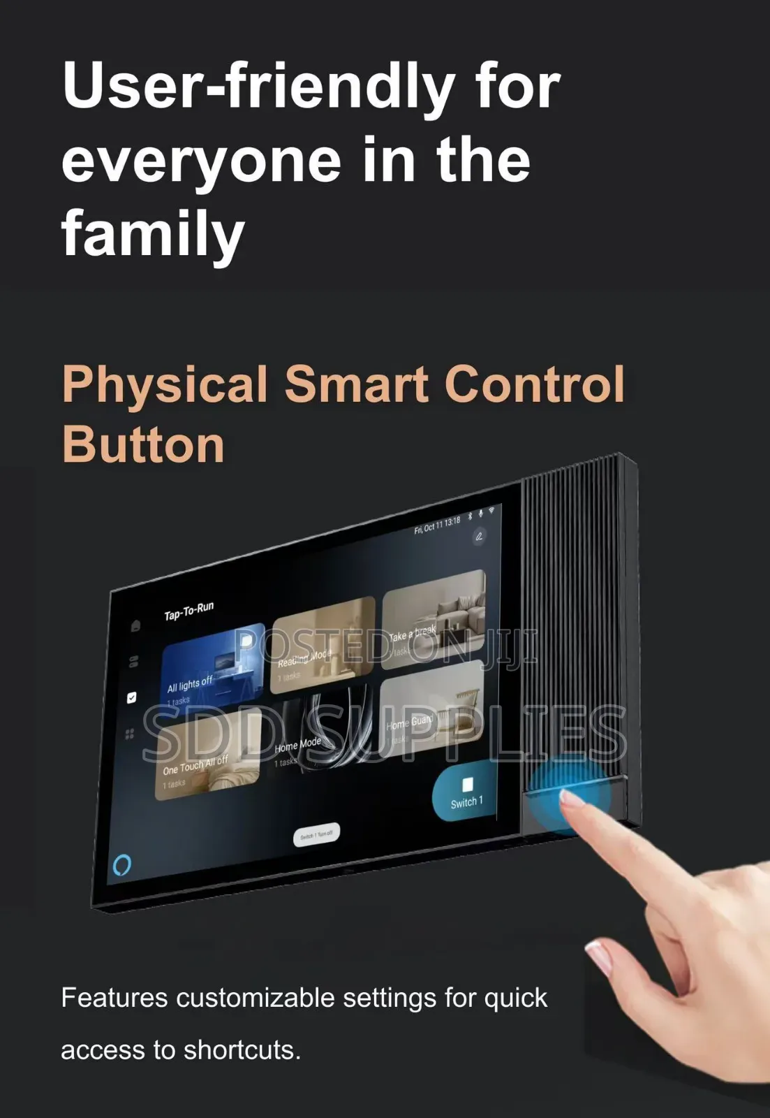 Alexa Wall Amplifier Smart Control Panel Ir Inbuilt, Alexa Inbuilt