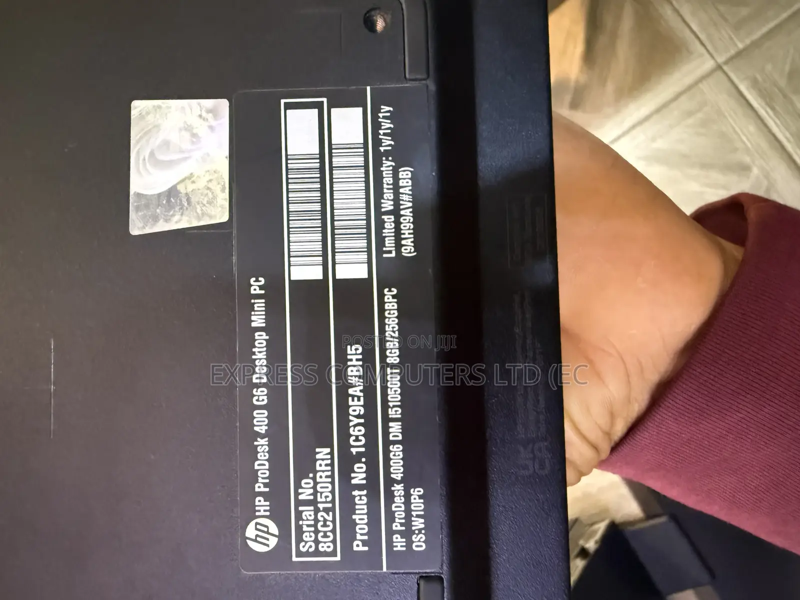Desktop Computer HP ProDesk 400 G5 16GB Intel Core I5 SSD 512GB
