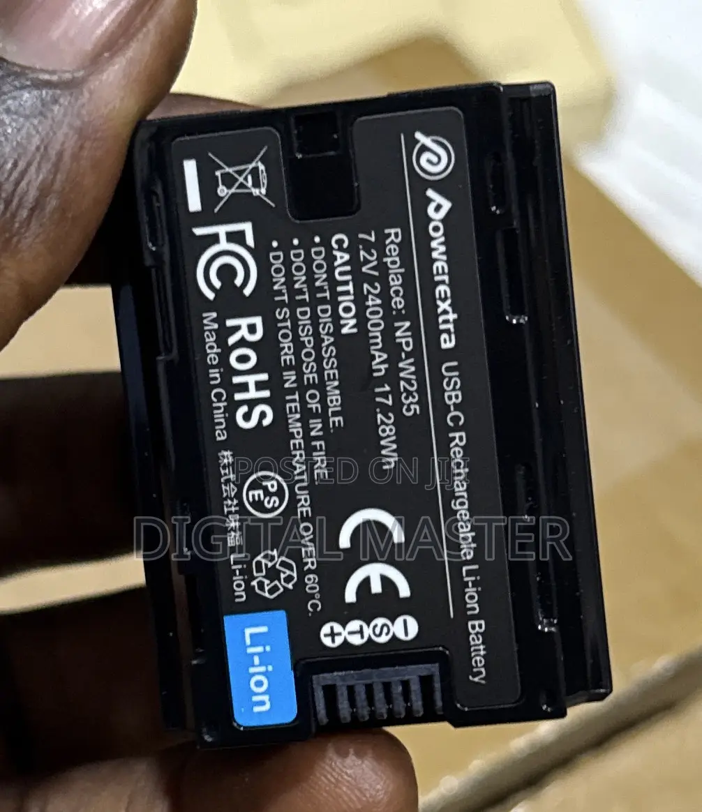 Np-w235 Usb-c Rechargeable Li-ion Battery (7.2v 2400mah 17.28wh)