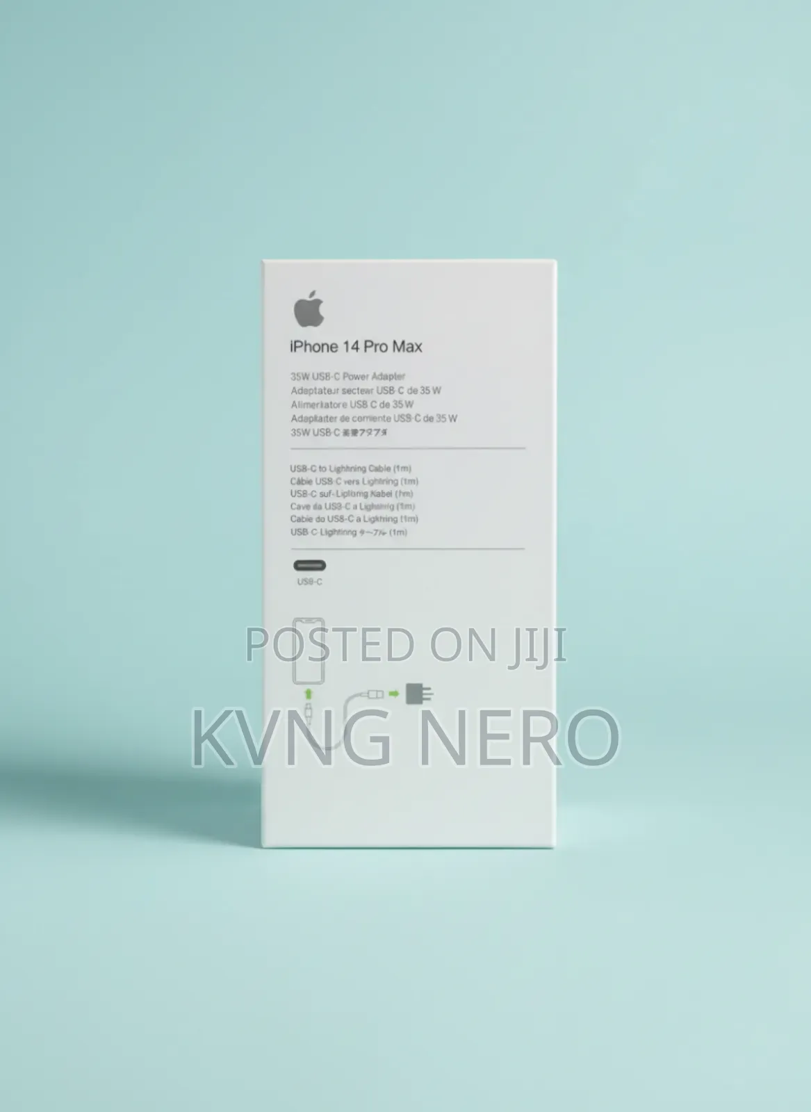 Original Apple Usb‐C Charger + Usb‐C to Lightning Cable