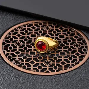 Red Cystal Ring for Spiritual Works