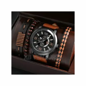 Addiesdive Simple Dress Men's Watch + Bracelet