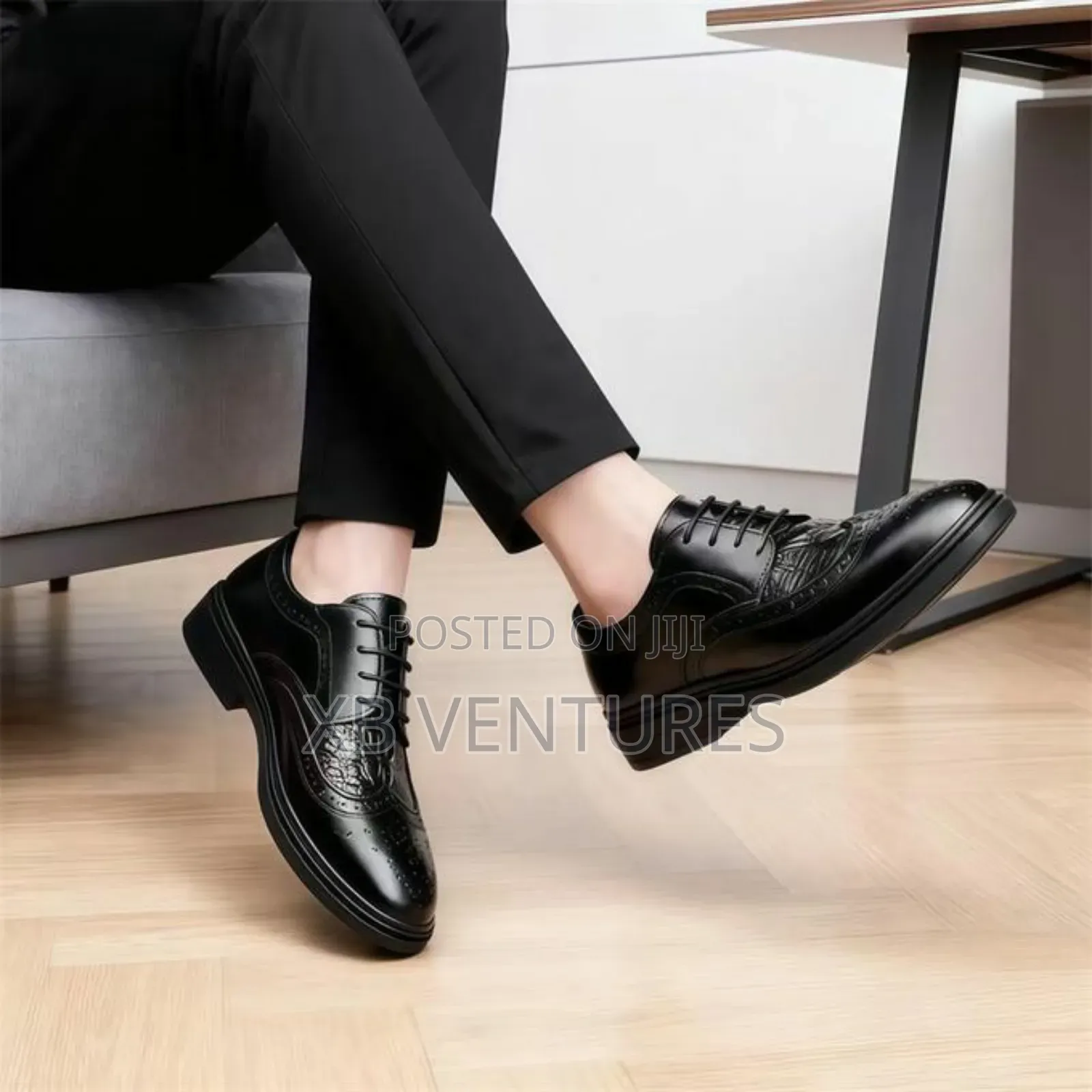 Lace-Up
Wedding
Shoes-Black