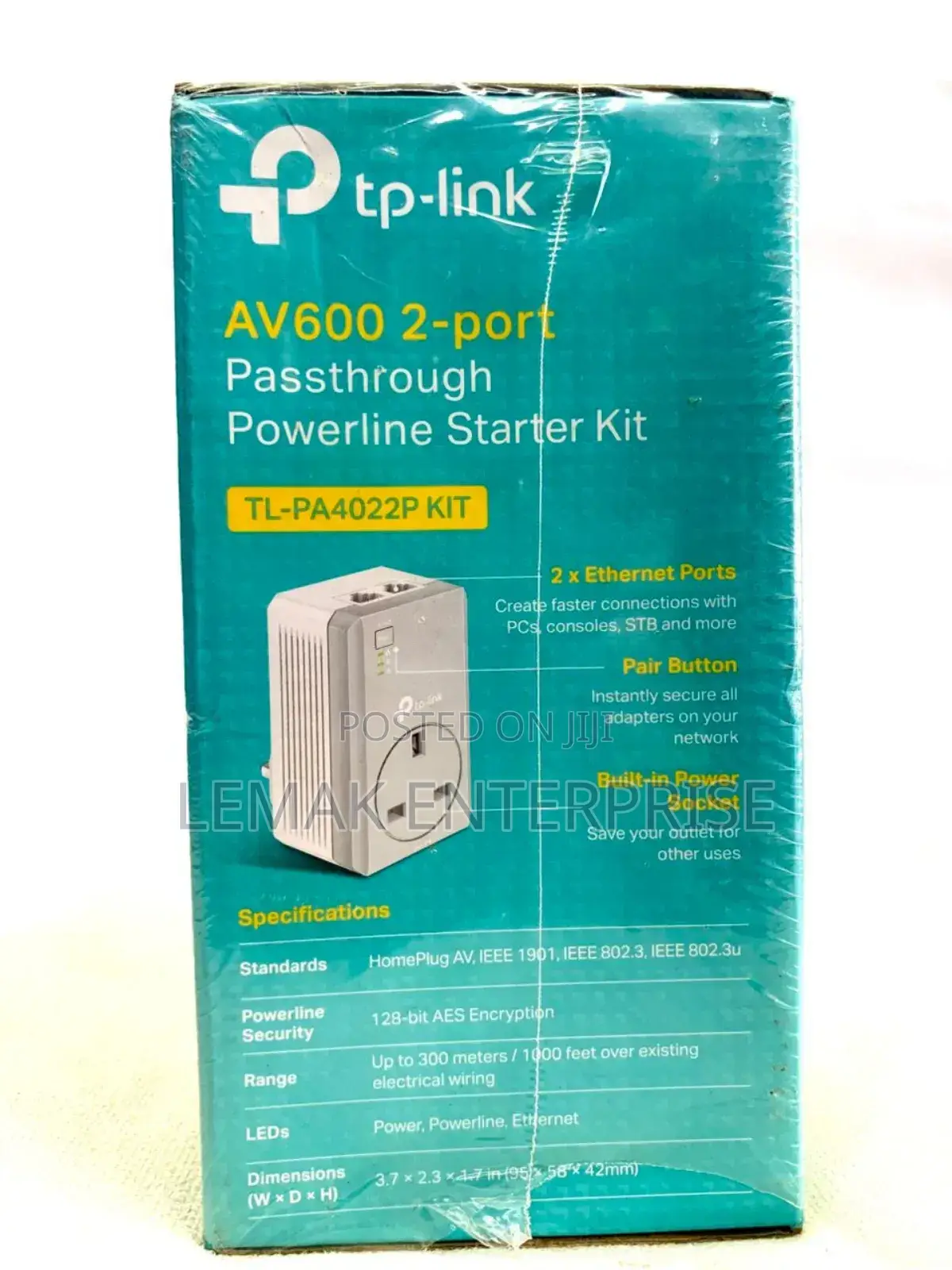 Tp Link Av600 2 Port Repeater and Powerline Starter Kit