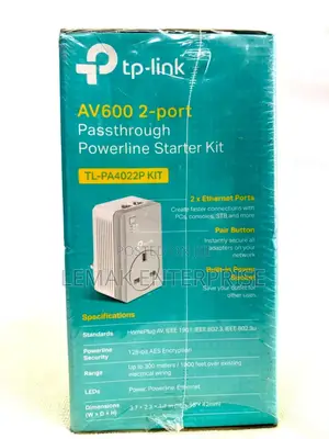 Tp Link Av600 2 Port Repeater and Powerline Starter Kit